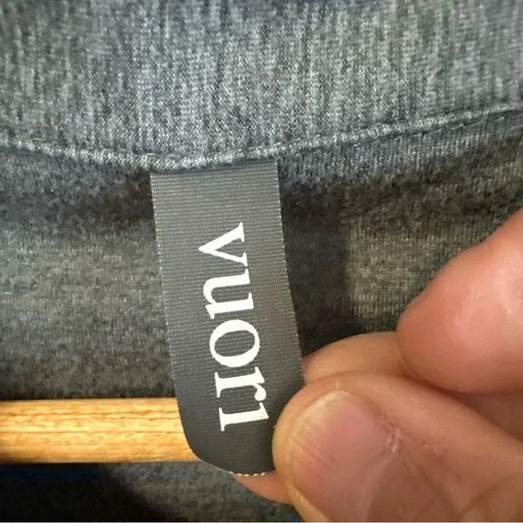 Vuori gray blue  Polo Shirt mens XXL strato tech - Picture 3 of 15